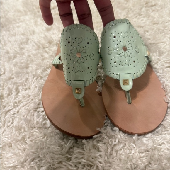 Jack Rogers Green Sandals Size 10 - Picture 8 of 11